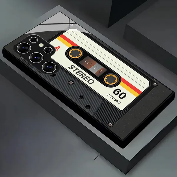 Black_Retro_Cassette_Design_Phone_Case