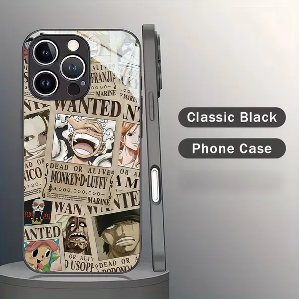Anime_Wanted_Poster_Print_Black_Edge_Phone_Case