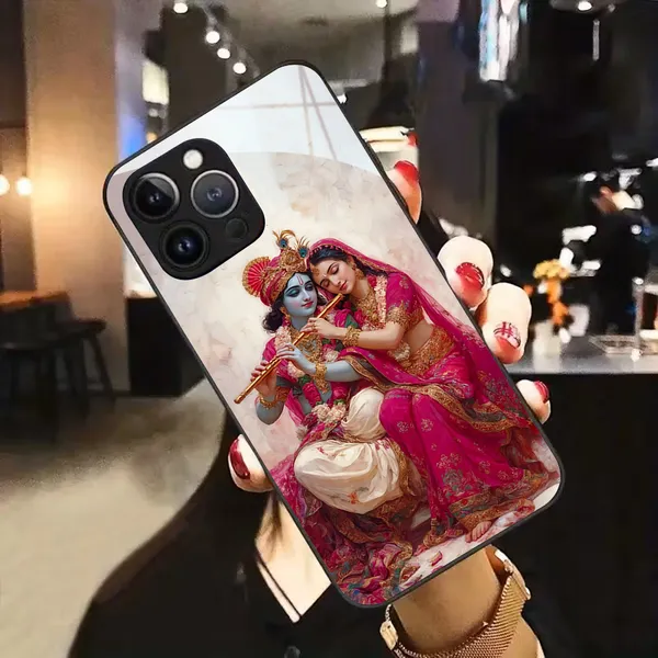 Krishna_Radha_Printed_Smartphone_Case_With_Black_Bumper