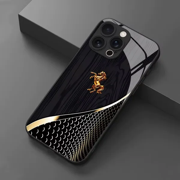 Black_Horse_Print_Textured_Phone_Case
