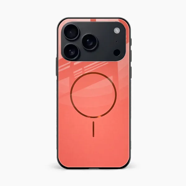 Peach_Transparent_Magnetic_Phone_Case
