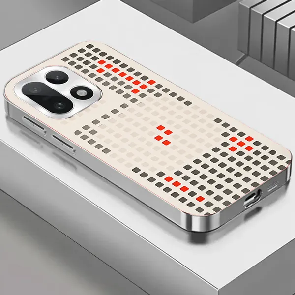 White_Pixel_Art_Phone_Case