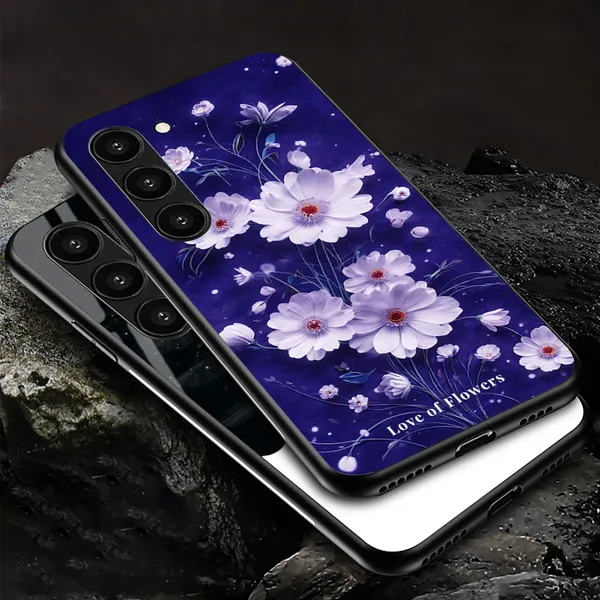 Purple_Floral_Printed_Phone_Case