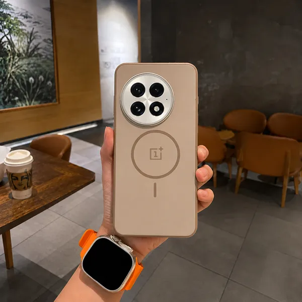 Beige_Magnetic_Ring_Phone_Case