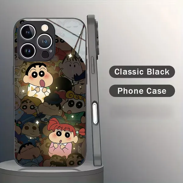 Black_Cartoon_Printed_Phone_Case