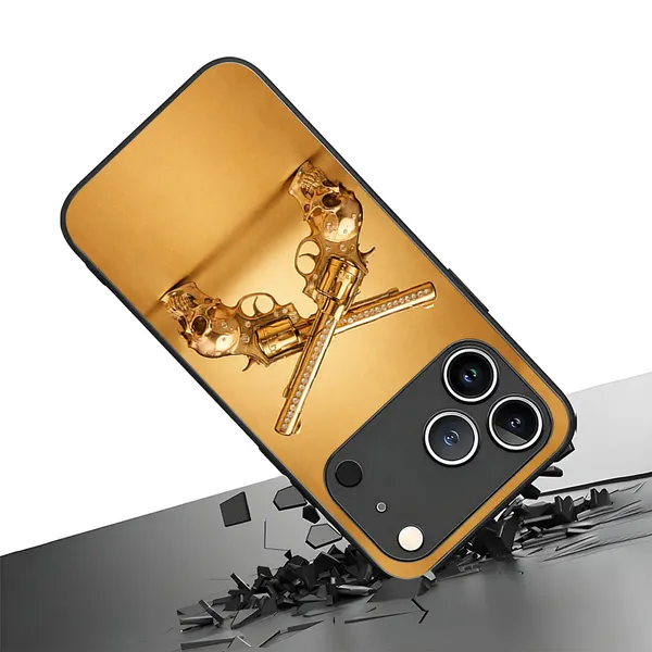 Gold_Decorative_Hard_Phone_Case_for_Smartphones