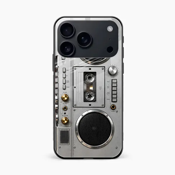 Silver_Retro_Boombox_Phone_Case_for_Smartphones