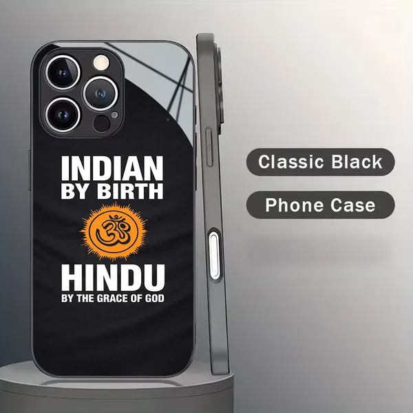 Black_Hindu_Graphic_Tempered_Glass_Phone_Case