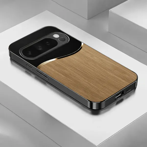 Black_Wood_Grain_Glossy_Phone_Case
