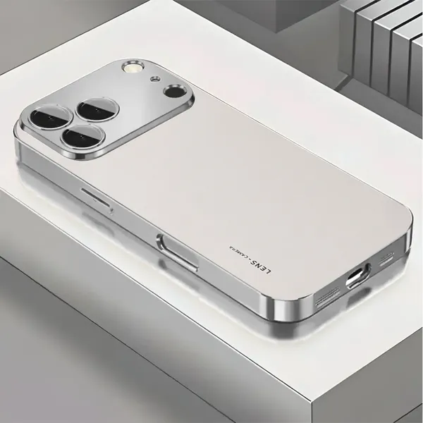 White_Glossy_Phone_Case_With_Raised_Camera_Cutout