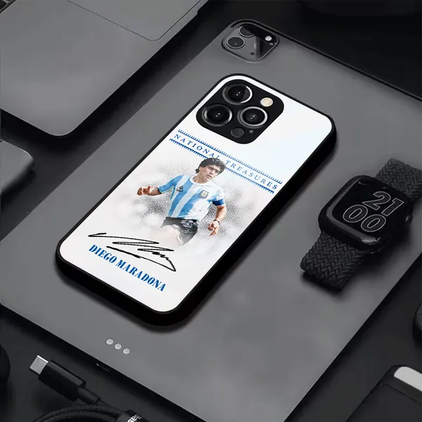 Black_Diego_Maradona_Printed_Phone_Case