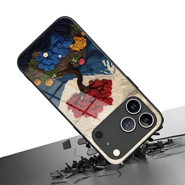 Artistic_Tree_Pattern_Textured_Phone_Case