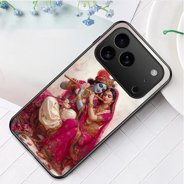 Krishna_Radha_Printed_Smartphone_Case_With_Black_Bumper