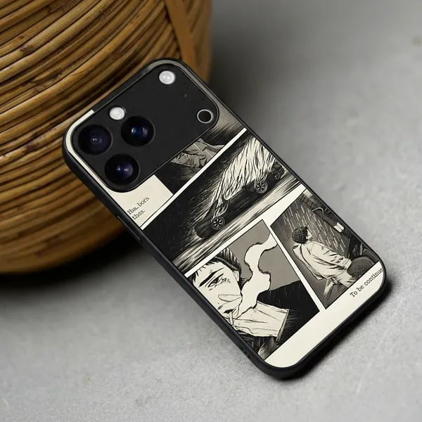 Black_Comic_Print_Phone_Case