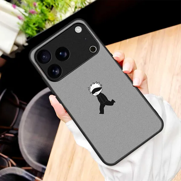 Gray_Anime_Character_Phone_Case