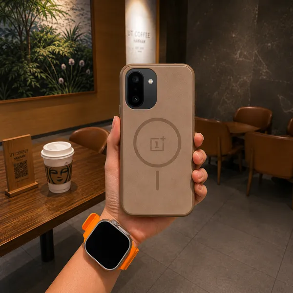 Beige_Magnetic_Ring_Phone_Case