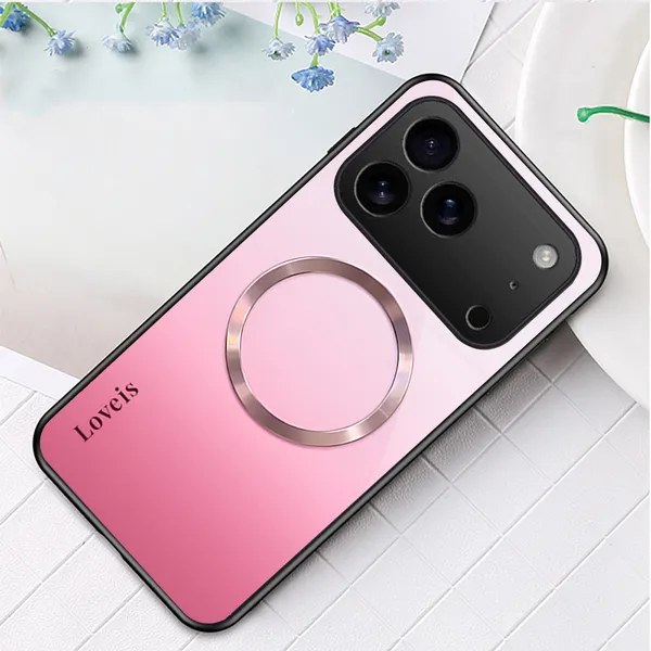 Pink_TPU_Magnetic_Ring_Phone_Case_for_Smartphones
