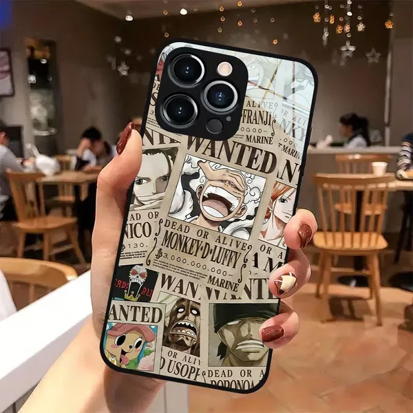 Anime_Wanted_Poster_Print_Black_Edge_Phone_Case