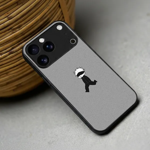 Gray_Anime_Character_Phone_Case