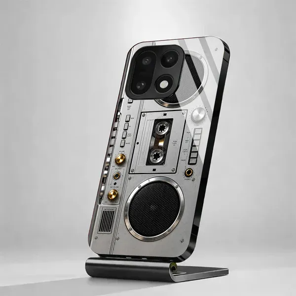 Silver_Retro_Boombox_Phone_Case_for_Smartphones