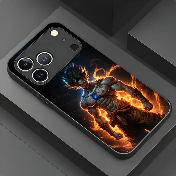 Black_Anime_Warrior_Printed_Phone_Case