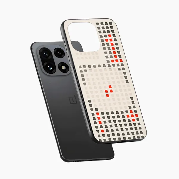 White_Pixel_Art_Phone_Case