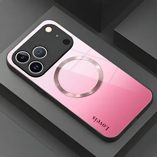 Pink_TPU_Magnetic_Ring_Phone_Case_for_Smartphones