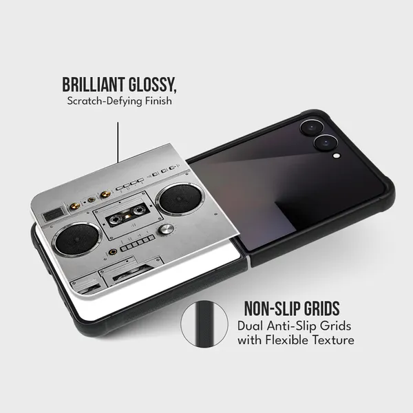 Silver_Retro_Boombox_Phone_Case_for_Smartphones