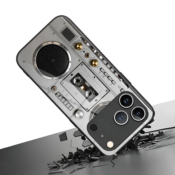 Silver_Retro_Boombox_Phone_Case_for_Smartphones