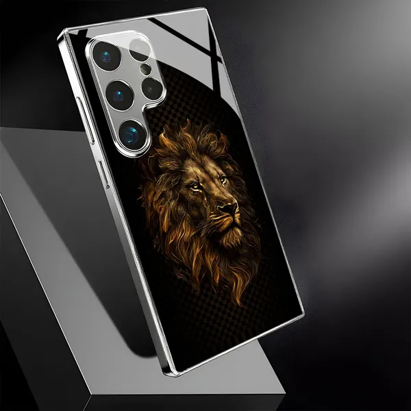 Black_Lion_Print_Hard_Phone_Case_for_Smartphones