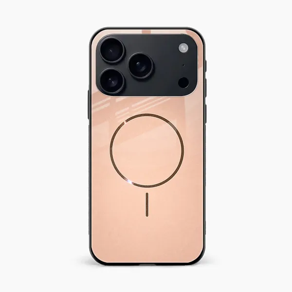 Peach_Transparent_Magnetic_Phone_Case