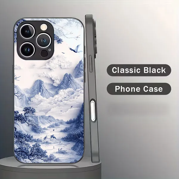 Blue_White_Scenic_Printed_Phone_Case