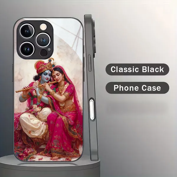 Krishna_Radha_Printed_Smartphone_Case_With_Black_Bumper