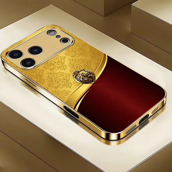 Gold_And_Red_Decorative_Lion_Phone_Case