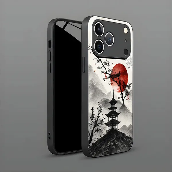Black_Japanese_Art_Printed_Phone_Case