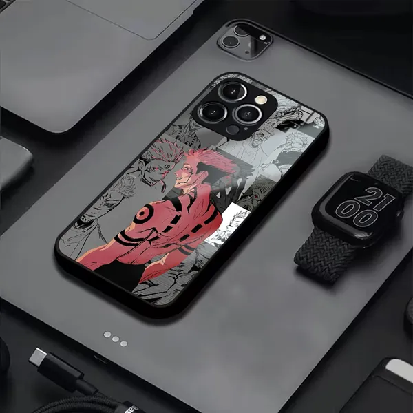 Classic_Black_Anime_Printed_Phone_Case