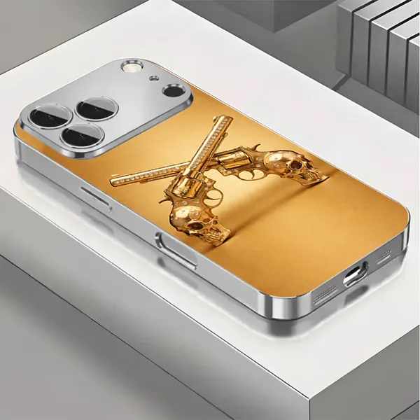 Gold_Decorative_Hard_Phone_Case_for_Smartphones