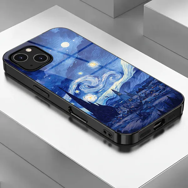 Blue_Starry_Night_Printed_Phone_Case_For_Smartphones