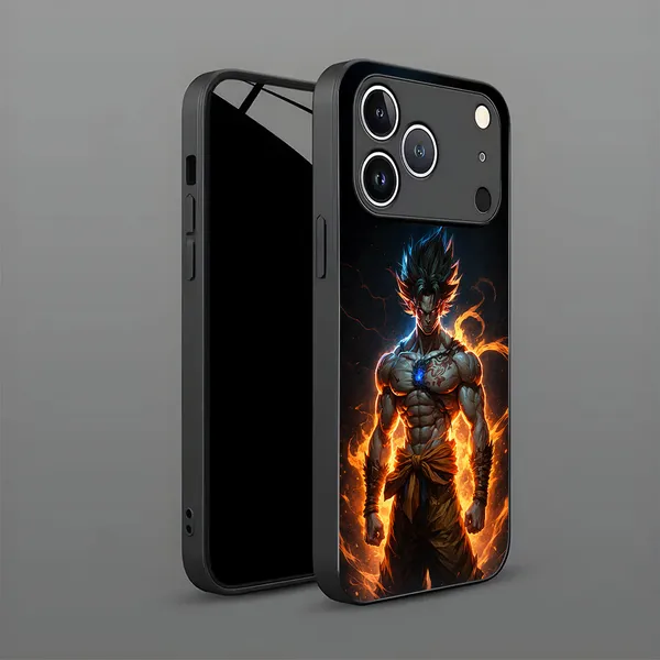 Black_Anime_Warrior_Printed_Phone_Case