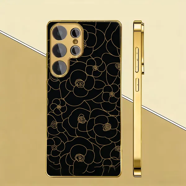 Black_Floral_Print_Hard_Phone_Case_for_Smartphones