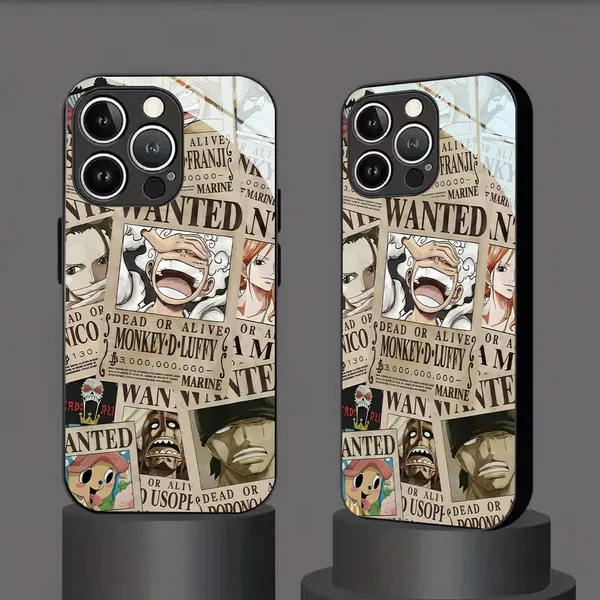 Anime_Wanted_Poster_Print_Black_Edge_Phone_Case