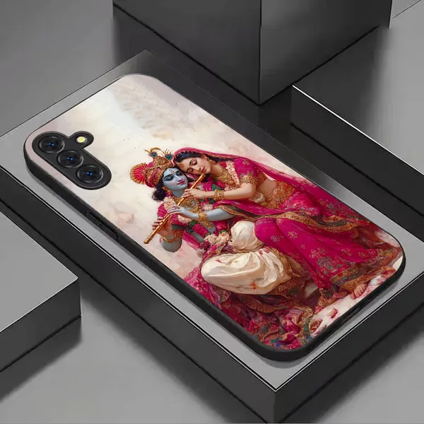 Krishna_Radha_Printed_Smartphone_Case_With_Black_Bumper