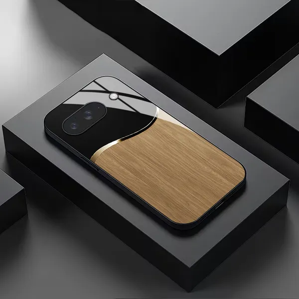 Black_Wood_Grain_Glossy_Phone_Case