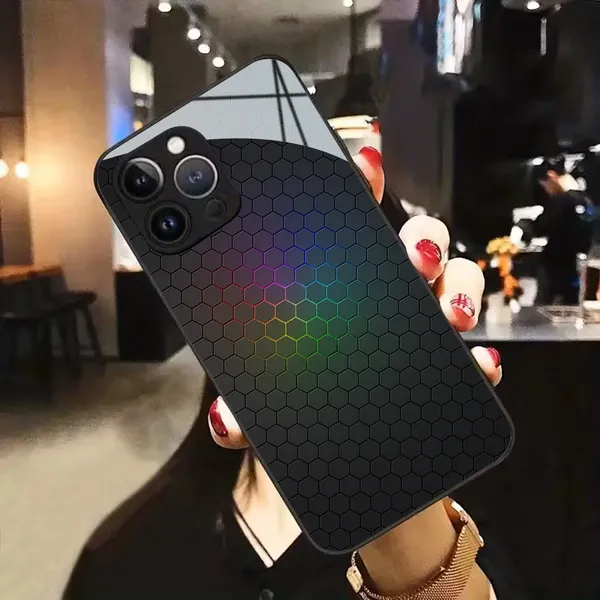 Black_Honeycomb_Pattern_Phone_Case