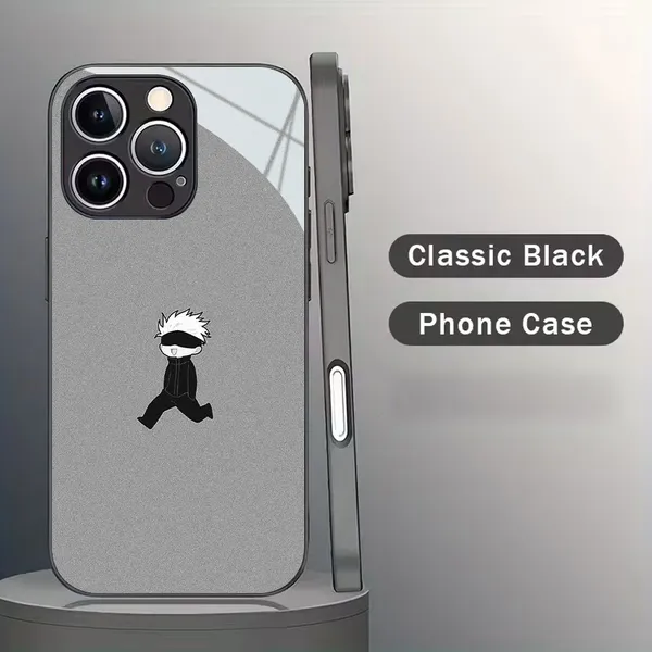 Grey_Anime_Print_Phone_Case_for_iPhone