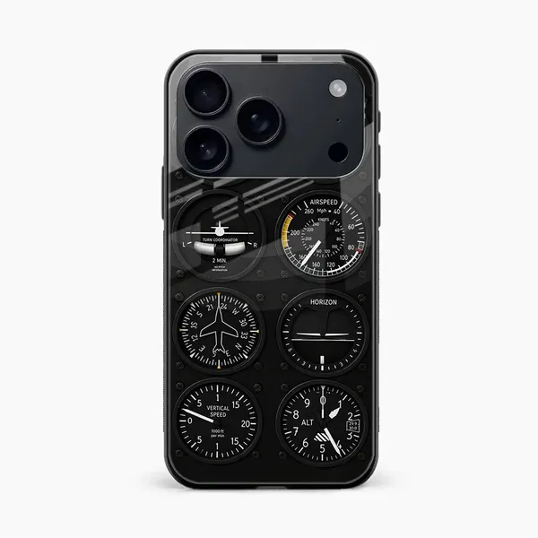 Black_Aviation_Dial_Design_Phone_Case