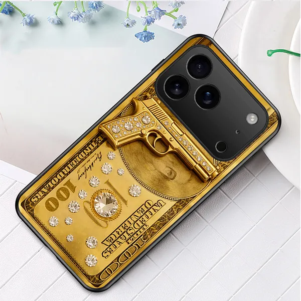 Black_Gold_Decorative_Phone_Case_for_Smartphones