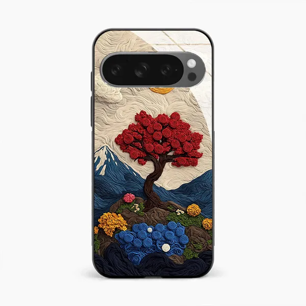 Artistic_Tree_Pattern_Textured_Phone_Case