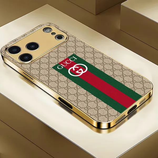 Gold_Monogram_Pattern_Hard_Phone_Case