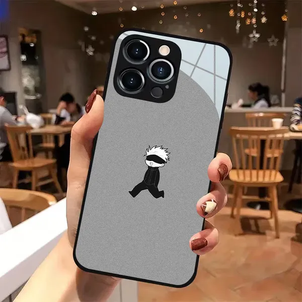 Grey_Anime_Print_Phone_Case_for_iPhone